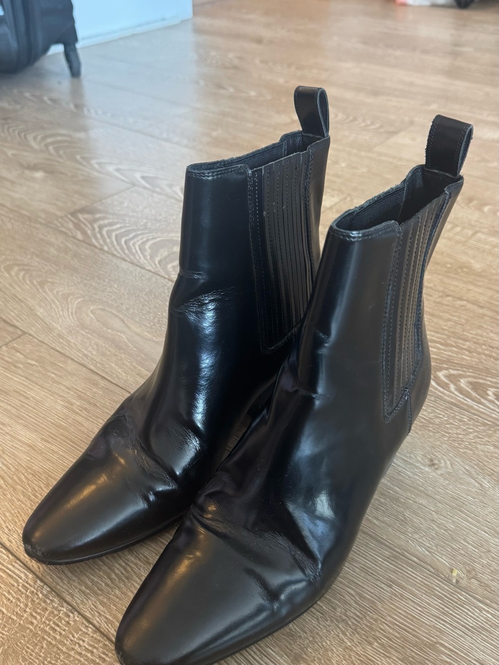 J Crew Piper Leather Ankle Boot
